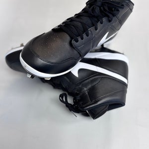 Black Men's Size M 16.0 (W 17.0) Adult Air Jordan Metal Cleats (Used)