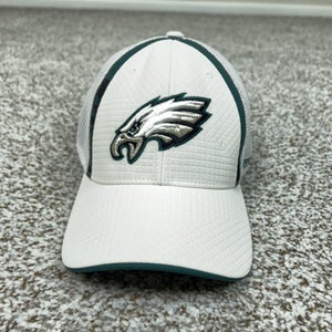 Philadelphia Eagles Hat Cap Flex Mens Large White NFL Football Reebok Mesh Sport
