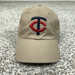 Minnesota Twins Hat Cap Strap Back Mens One Size Beige MLB Baseball Fan Favorite