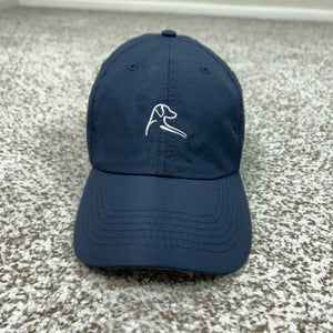 Rhoback Hat Cap Strap Back Mens One Size Blue Dog Logo Polyester Golf Athletic