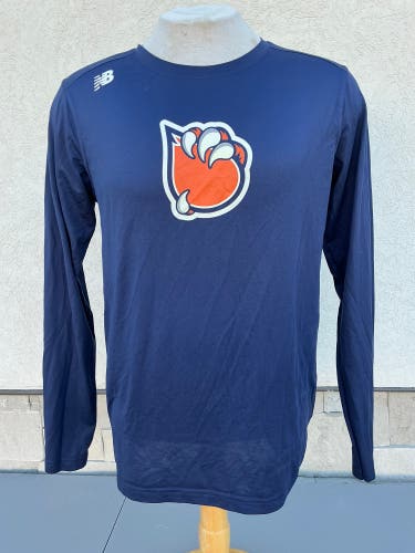 Bakersfield Condors Pro Return Navy New Balance Long Sleeve Shirt (Used) 6578