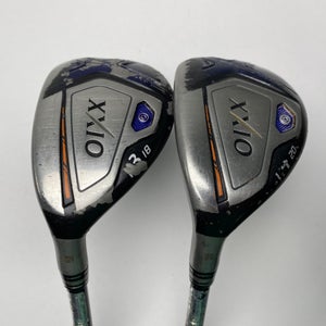 XXIO X 3 & 4 Hybrid Set 18* 20* MP1000 Flex 5333 51g Stiff Graphite Mens LH