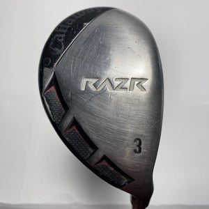 Callaway Razr X 3 Hybrid 21* 60g Stiff Graphite Mens RH