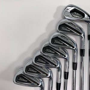 Titleist 716 AP2 Iron Set 4-PW Project X Precision Rifle 6.0 Stiff Steel Mens RH