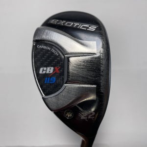 Tour Edge Exotics CBX 119 4 Hybrid 22* Project X Even Flow 5.5 85g Regular RH
