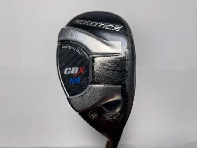 Tour Edge Exotics CBX 119 4 Hybrid 22* Project X Even Flow 5.5 85g Regular RH