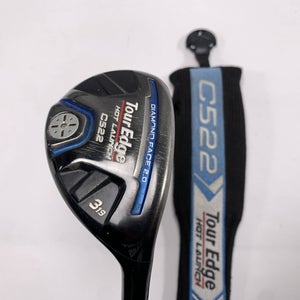 Tour Edge Hot Launch C522 3 Hybrid 19*  Fubuki HL Series 55g Regular Mens RH HC
