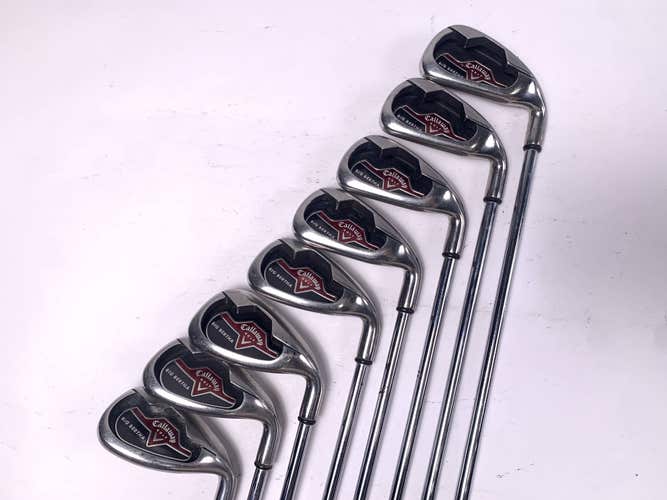 Callaway Big Bertha 2006 Iron Set 4-PW+SW Regular Steel Mens RH