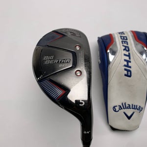 Callaway Big Bertha B21 5 Hybrid 24* RCH 65 65g Senior Graphite Mens RH HC