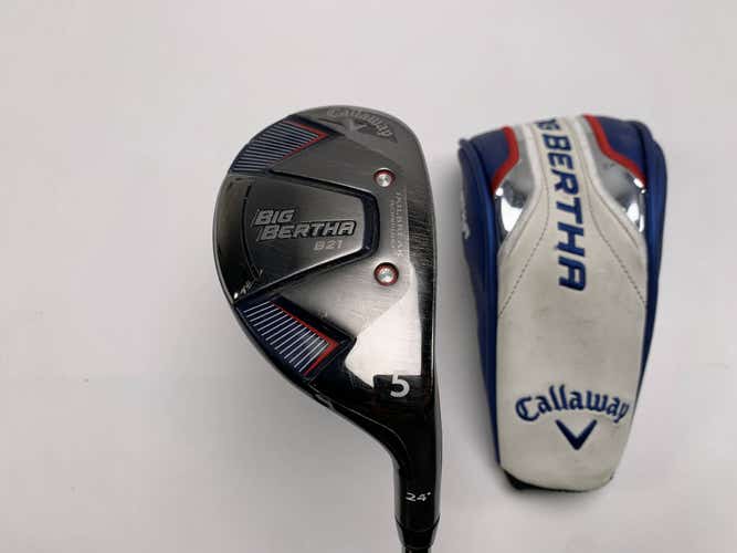 Callaway Big Bertha B21 5 Hybrid 24* RCH 65 65g Senior Graphite Mens RH HC