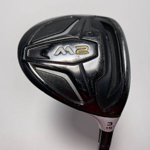 TaylorMade M2 3 Fairway Wood 15* Hand Crafted EvenFlow 6.5 75g Extra Stiff RH