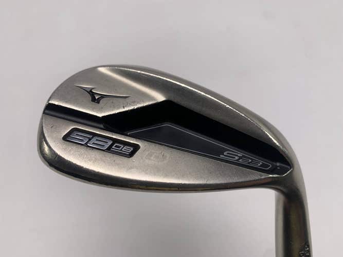 Mizuno S23 Satin Chrome Lob Wedge 58* 8  Project X 5.0 110g Senior Steel Mens RH