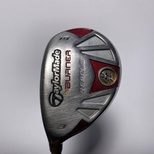 TaylorMade Burner Rescue 3 Hybrid 19* REAX SuperFast 65g Regular Mens LH