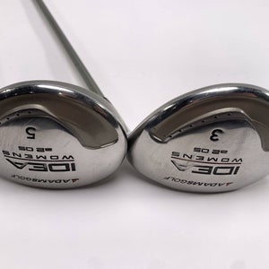 Adams Idea A2 OS 3 & 5 Fairway Wood Set 15* 18* Aldila Idea Womens RH