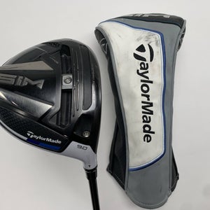 TaylorMade SIM Driver 9* UST Mamiya LinQ Fiber 6F4 Stiff Graphite Mens RH HC