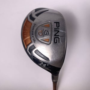Ping G10 5 Hybrid 24* TFC 129 H Stiff Graphite Mens RH