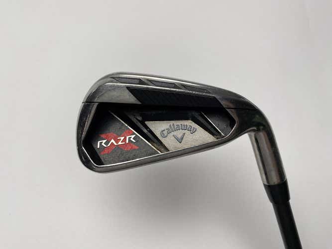 Callaway Razr X Single 6 Iron 1* Up 65g Senior Graphite Mens RH