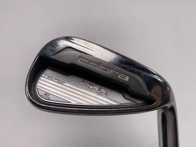 Cobra MAX Single 9 Iron White Tie X4 Ladies Graphite Womens RH Undersize Grip