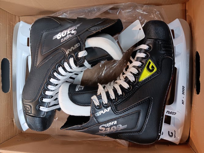 Graf Supra 709 Hockey Skates Regular Width 7 (New)