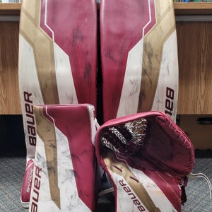 35 +1 Bauer Supreme Shadow Regular Goalie Set Pro Stock (Used)