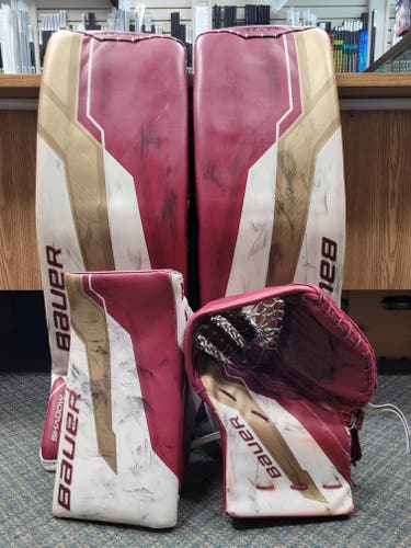 35 +1 Bauer Supreme Shadow Regular Goalie Set Pro Stock (Used)