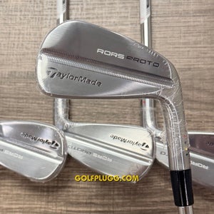 New- Taylormade RORS Proto Iron Set 4-PW / KBS Tour Steel, Stiff (513)