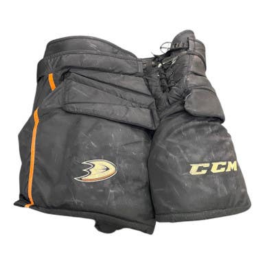 Used CCM HPG14A PRO STOCK DUCKS Senior Goalie Pant Black XL 11375-S000371768