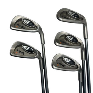 Used Ping I3 ORANGE Mens Iron Set RH 6I-PW 11835-S000202777