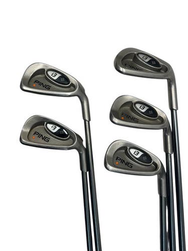Used Ping I3 ORANGE Mens Iron Set RH 6I-PW 11835-S000202777