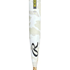 Used Rawlings 2024 ICON RUT415 BB/SB USSSA 2 3/4 Bat White 30" 11835-S000202916