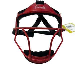 Used Champion Sports FIELDER MASK BB/SB Fielders Mask Red One Size 11835-S000203010