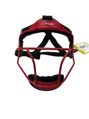 Used Champion Sports FIELDER MASK BB/SB Fielders Mask Red One Size 11835-S000203010