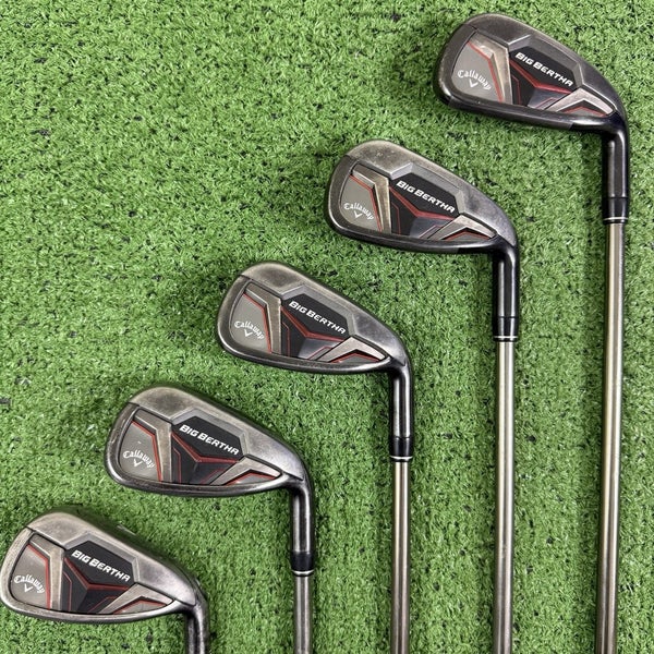 Callaway Big Bertha 19 Iron Set 7- PW AW Recoil ESX F2 Senior Flex -1 Short