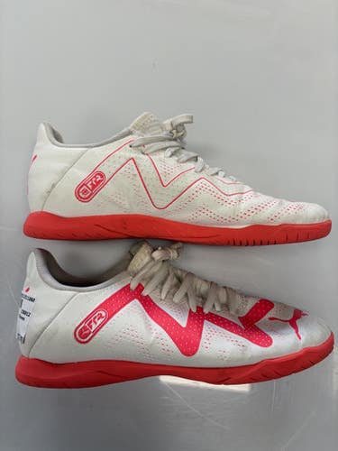 Used Puma Soccer Indoor Shoes White Junior 03 11860-S000303277
