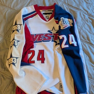 White Dustin Brown Medium Men's Reebok All-Star Jersey (Used)