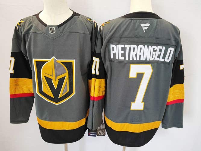 Men's Vegas Golden Knights #7 Alex Pietrangelo Jersey size 50