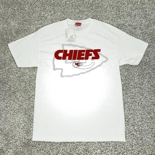 Kansas City Chiefs Shirt Mens Large White NFL Football Graphic Logo Tee Top