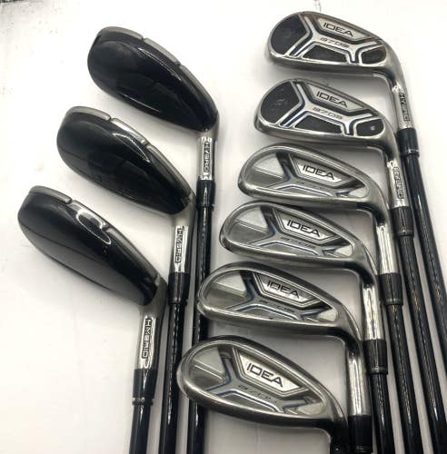 Adams Idea a70s Iron/Hybrid Combo Set 3-5H 7-PW,AW,SW Graphite Senior A Shafts