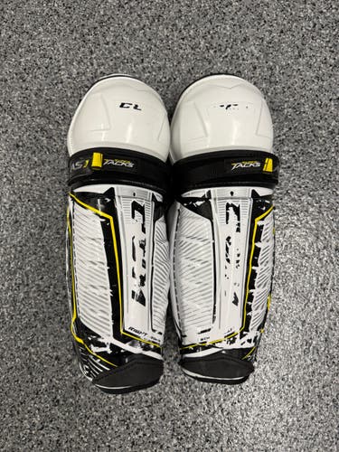 Senior CCM Super Tacks 13" Shin Pads (Used)