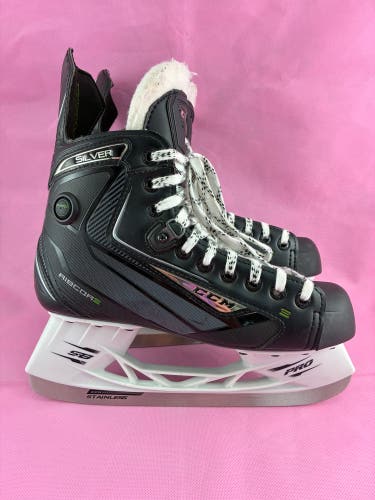 CCM Ribcor Silver Hockey Skates SR 5.5