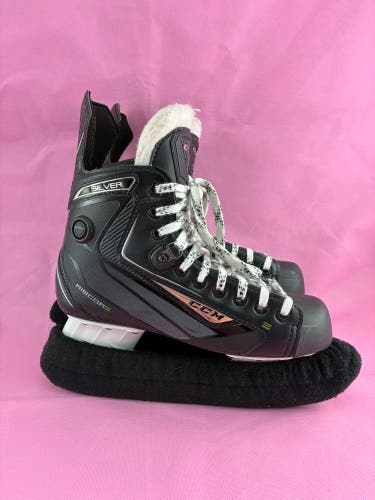 CCM Ribcor Silver Hockey Skates SR 5.5