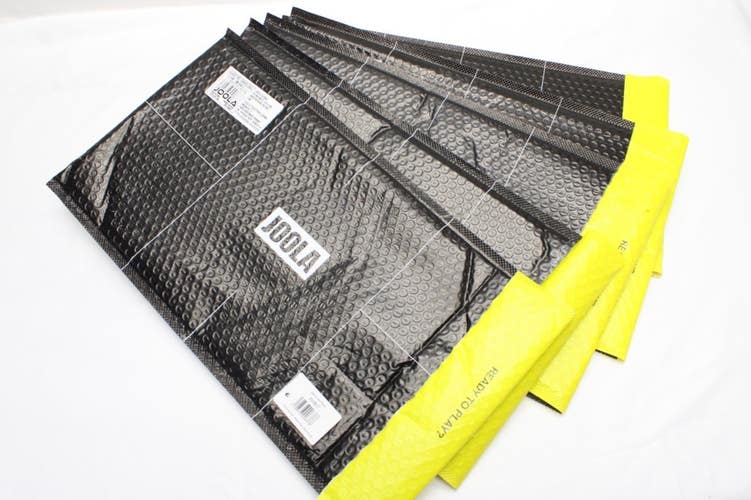 LOT OF 5: JOOLA PICKLEBALL PADDLE BUBBLE WRAP / PLASTIC COVER SLEEVE / SHIPPER