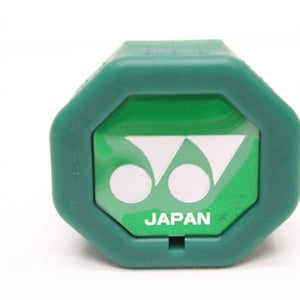 2022 YONEX GREEN "TRAP DOOR" TENNIS RACQUET BUTTCAP SET (#4: 4 1/2) + STAPLES