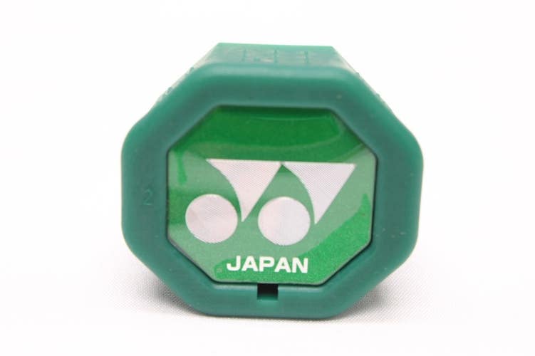 2022 YONEX GREEN "TRAP DOOR" TENNIS RACQUET BUTTCAP SET (#2: 4 1/4) + STAPLES