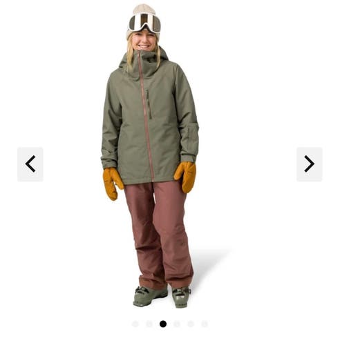 Green Women's Medium Flylow Jacket (New)