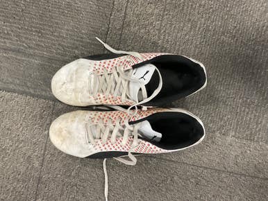 Used Puma Soccer Cleats Orange Junior 04.5 11614-S000228720