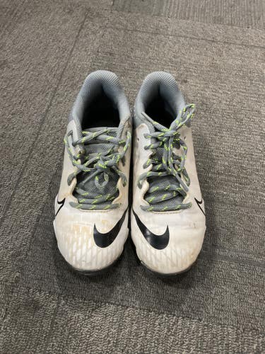 Used Nike DIAMOND BB/SB Cleats Grey Junior 02 11614-S000228689