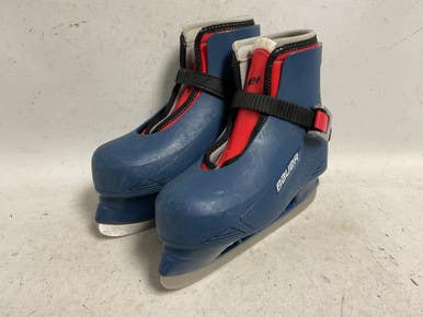 Used Bauer 12/13 Boys Softboot Skate Navy Blue Youth 12.5 11855-S000197777
