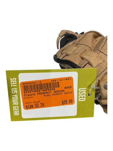 Used Mizuno PROSPECT SERIES BB/SB Catchers RH Throw Black 32" 11847-S000032112