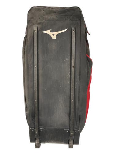 Used Mizuno WHEELED BAG BB/SB Player Wheeled Bag Black 11847-S000032113